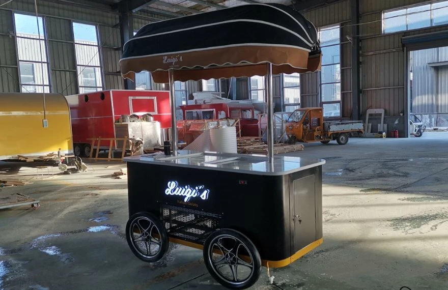 italian ice cream cart in stock italian ice cream cart in stock